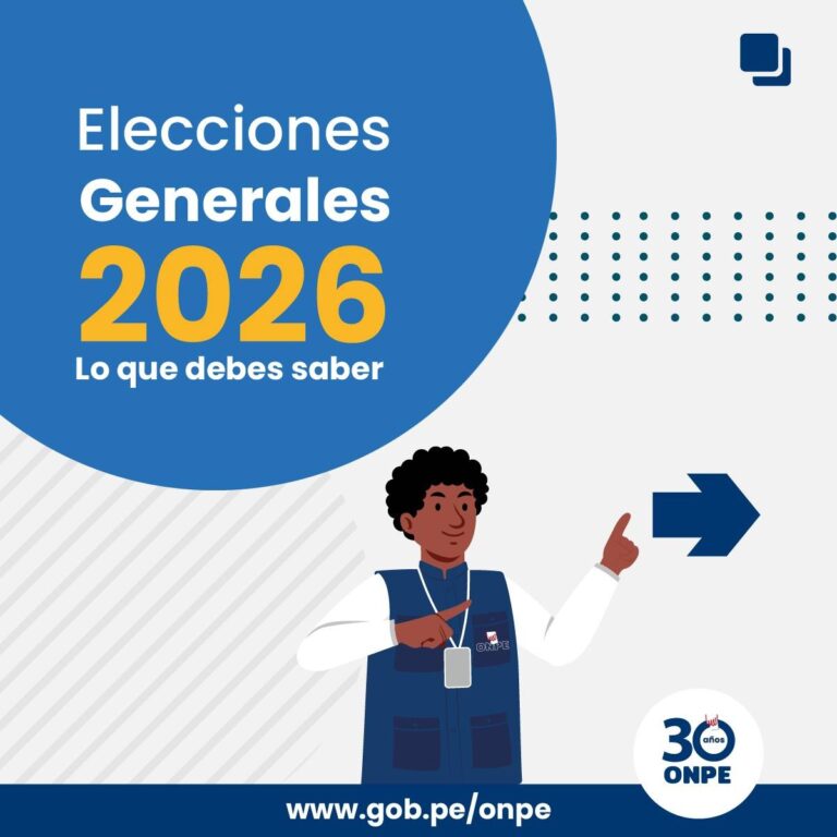 ¿Qué autoridades se elegirán en las elecciones generales 2026 ...